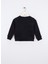 Baskılı Erkek Çocuk Siyah Sweatshırt 791645003 2