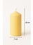 Silindir Mum 7X15 cm Krem 1