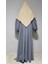 Kısa Boy Sandy Sufle Khimar Hijap Eşarp Ten Rengi 2