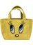 Kadın Vegan Sarı Medium Tote Bag - Warner Bros Tweety Good Vibes Only Tasarım 4