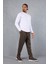 Milos Relax Fit Örme Kaşe Kumaş Fermuarlı Beli Lastikli Jogger Erkek Pantolon - Vizon 4