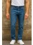 Cedy Denım Erkek Yüksel Bel Boru Paça Kot Pantolon Reguler Fit Jean C336 4