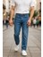 Cedy Denım Erkek Yüksel Bel Boru Paça Kot Pantolon Reguler Fit Jean C336 6