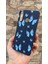 Huawei P30 Lite Uyumlu Mavi Kelebek Desenli Silikon Darbe Emici Klasik Korumalı Rubber Kılıf 4
