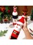 Karikatürli, Örgü, Yaşlı Adam ve Kardan Adam Motifli Noel Dekorasyonu Şarap Şişesi Kılıfı (Yurt Dışından) 3