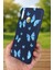 Samsung Galaxy A20 Uyumlu Mavi Kelebek Desenli Silikon Darbe Emici Klasik Korumalı Rubber Kılıf 3