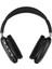 P9 Bluetooth 5.0 Kablosuz Siyah Kulaklık Mikrofonlu Uzun Pil Yüksek Bass Anc 4