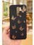 Xiaomi Redmi 9 Uyumlu Turuncu Kelebek Desenli Silikon Darbe Emici Klasik Korumalı Rubber Kılıf 2