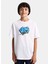 Baskılı Beyaz Erkek Çocuk T-Shirt VN000RDGWHT1-BY Vans Sk8 Ss 1