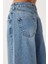Yüksek Bel Balon Baggy Jean P0112 LRI0018 Orta Mavi 5