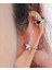 Siyah ve Beyaz Yıldız Tragus Küpe Seti 1