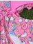 Pembe Unicorn Mayo Bikini Pareo 2 Li Çocuk Bikini Mayo Takımı Deniz Plaj Giyim 4