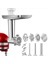 Kitchenaid Stand Mikserler Için 1 Set Metal Gıda Öğütücü Aparatı, Kıyma Makinesi Aparatı Dahil (Yurt Dışından) 1