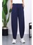 Lacivert Bel Lastikli Cepli Pantolon 1