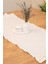 Lira | Naturel Keten Çift Fırfırlı Runner 40 x 110 3