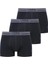 Erkek Lisanslı Uspa Lacivert Exclusive 3 Adet Boxer 1
