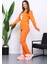 Oranj Kışlık Pamuklu İnterlok Pijama Takımı 2