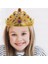 Altın Renk Plastik Prenses Tacı Kraliçe Tacı 60 cm 1