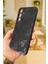 Samsung Galaxy A15- Siyah Kelebek Desenli Silikon Darbe Emici Klasik Korumalı Rubber Kılıf 4