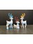 Winter Deer Set – Kar Tanesi Detaylı 3D Geyik Figürleri (3’lü Set) 1