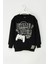 Mojo Erkek Çocuk 4-9 Yaş Game Baskılı Sweatshirt Siyah 1