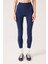x Ece Lacivert Yüksek Bel Spor Tayt Mono Leggings 1