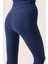 x Ece Lacivert Yüksek Bel Spor Tayt Mono Leggings 4