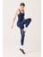 x Ece Lacivert Yüksek Bel Spor Tayt Mono Leggings 5
