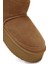 Kadın Camel Kalın Tabanlı Süet Deri Teddy Bot 25WFD492810 10