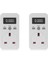 2x Dijital Güç Ölçer Eklenti Soketi Elektrikli Wattmetre Enerji Monitörü Ingiltere Fişi (Yurt Dışından) 1