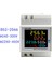 4x Din Rail Ac Monitör 6in1 250-450V 100A Voltaj Akım Güç Faktörü Aktif Kwh Elektrik Enerji Frekans Ölçer Volt (Yurt Dışından) 3