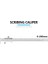 Kaliper Işaretleme Vernier Caliper 0-200MM 0.05MM Paslanmaz Çelik Paralel Işaretleme Vernier Işaretleme Göstergesi Ölçüm Aracı (Yurt Dışından) 3