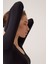 x Ece Siyah Uzun Kollu U Yaka Spor Bluz Scoop Neck Top 6