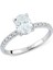 1.17 Ct Pırlanta Oval Tektaş Yüzük 1
