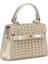 25YG585 Kadın Taşlı Abiye Çanta Altın 2