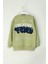Mojo Erkek Çocuk 4-9 Yaş Tokyo Sırt Baskılı Sweatshirt Yeşil 2