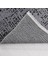 Lucky - Siyah Gri Kesme Halı Yolluk Mutfak Halısı - LN03K 2