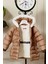Kız Bebek Kapüşonlu Kışlık Mont 51333 4