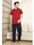Erkek %100 Pamuk Pijama Takımı -3 Düğmeli-Robalı 12383 1
