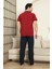 Erkek %100 Pamuk Pijama Takımı -3 Düğmeli-Robalı 12383 5