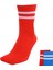 Rayas Unisex Çok Renkli Günlük Stil 2'li Çorap 24KA03-FLAME/DİVABLUE 1