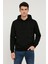 Üç Iplik Kapüşonlu Kanguru Cepli Sweatshirt Hoodie 4