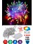 SL-1030 Rgb Renkli Işık Pirinç 10 Metre 100'LÜ LED Yılbaşı Ağaç Işık 8 Fonksiyonlu Dekoratif LED 1