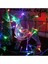 SL-1030 Rgb Renkli Işık Pirinç 10 Metre 100'LÜ LED Yılbaşı Ağaç Işık 8 Fonksiyonlu Dekoratif LED 4