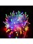 SL-1030 Rgb Renkli Işık Pirinç 10 Metre 100'LÜ LED Yılbaşı Ağaç Işık 8 Fonksiyonlu Dekoratif LED 6