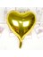 Kalp Uçan Balon Folyo Sarı 80 cm 32 Inç (5324) 1