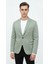 Haki Erkek Italyan Kesim Blazer Ceket – Kol Yamali, Slim Fit, Şık ve Modern Tasarım 1