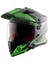 X-Cross Dual Vizör Kask Yeşil-Gri 2