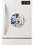 Desenli Temalı Yuvarlak Buzdolabı Magnet – 10X10 cm Santorini 1