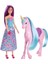 2 Adet Barbie ve Tek Boynuzlu Atı HYT62 2